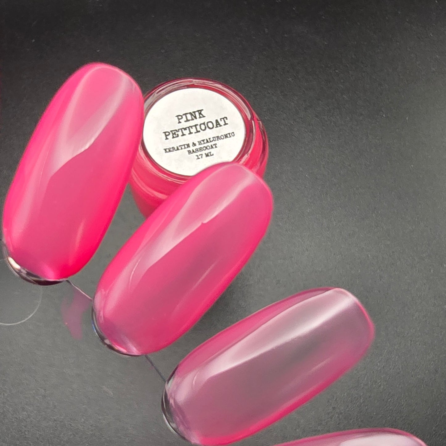 PINK PETTICOAT - KERATIN/HYALURONIC ACID BASECOAT