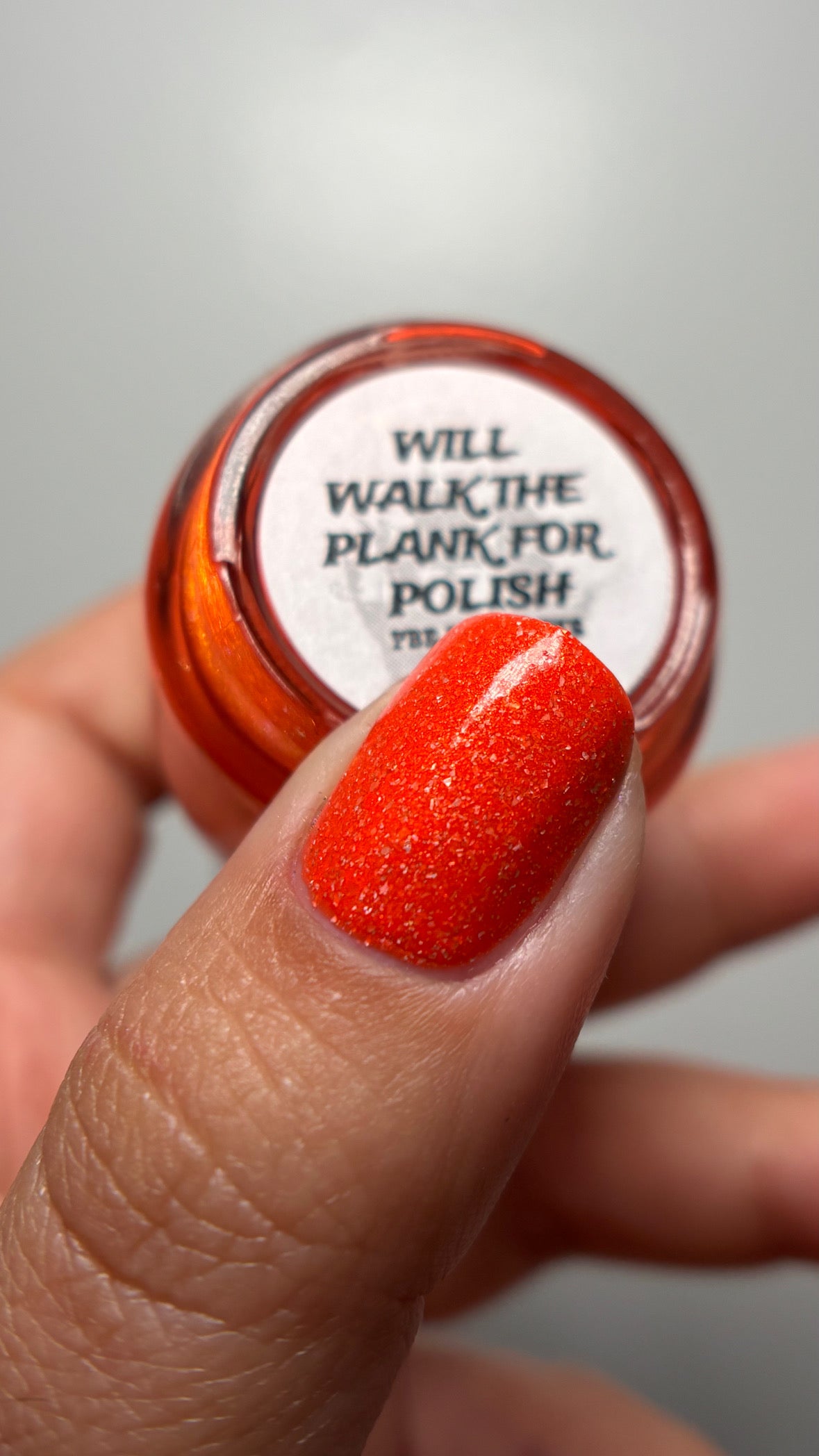 WILL WALK THE PLANK FOR POLISH (REFLECTIVE)
