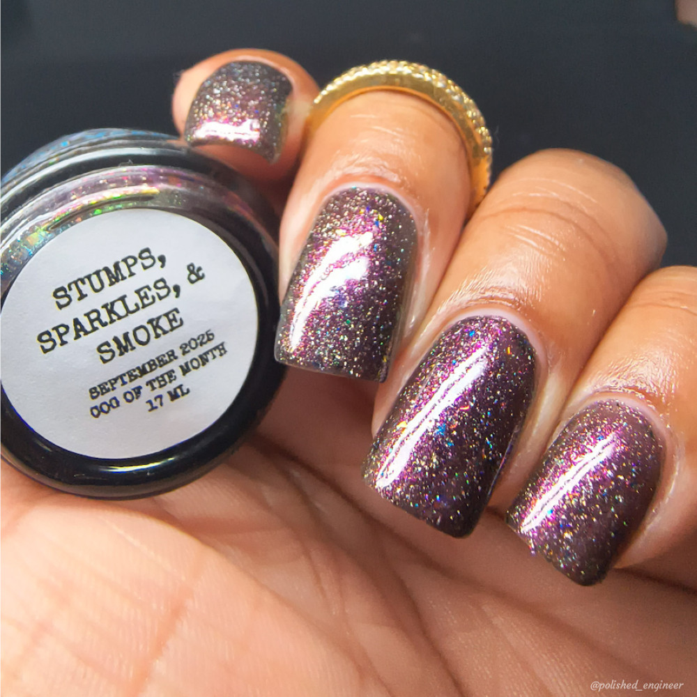 STUMPS, SPARKLES, & SMOKE (SEPT COG OF THE MONTH)