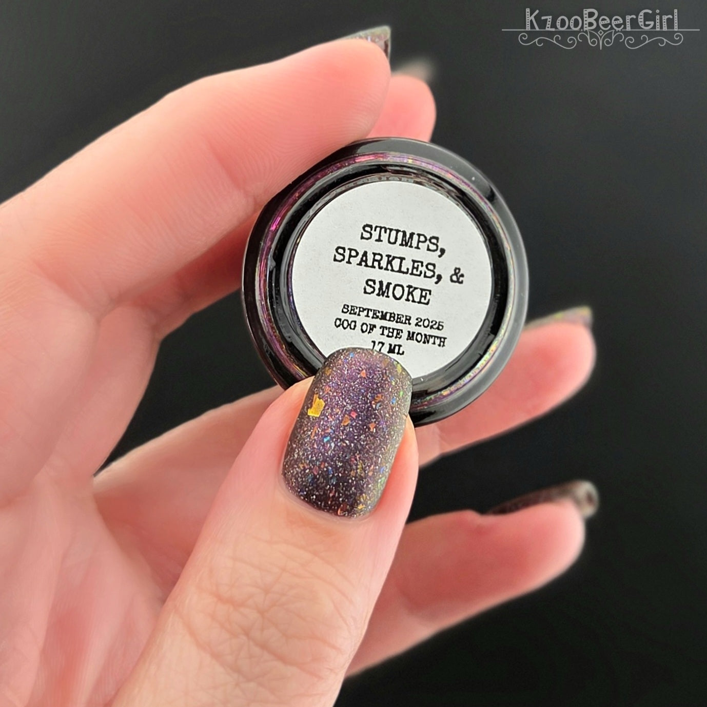 STUMPS, SPARKLES, & SMOKE (SEPT COG OF THE MONTH)