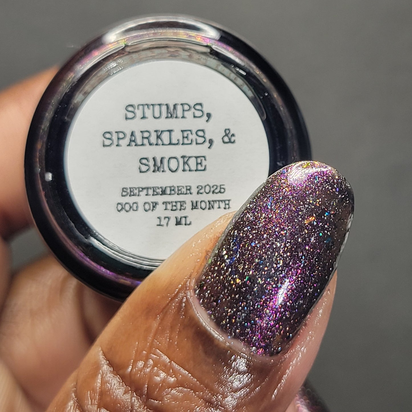 STUMPS, SPARKLES, & SMOKE (SEPT COG OF THE MONTH)