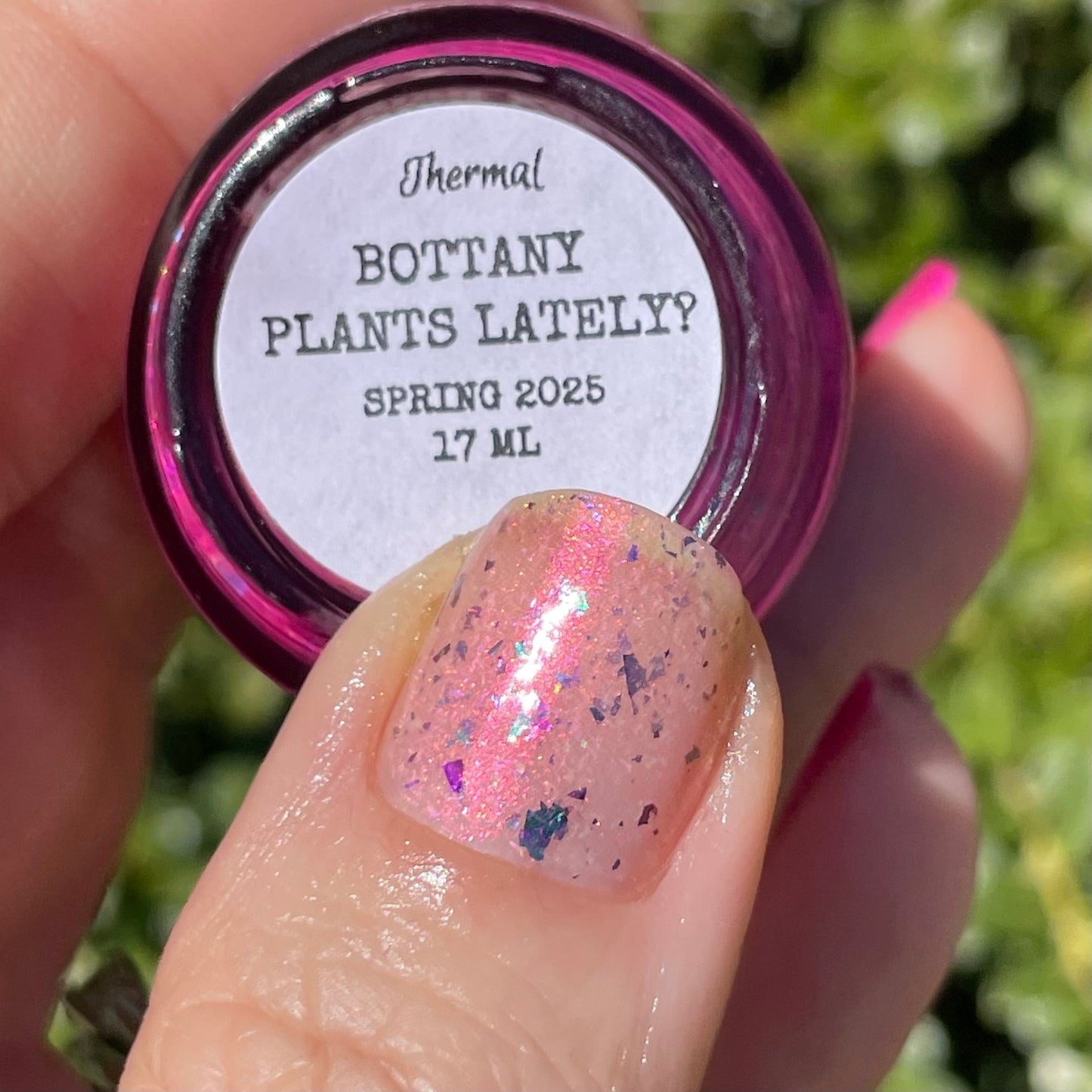 BOTANY PLANTS LATELY? THERMAL