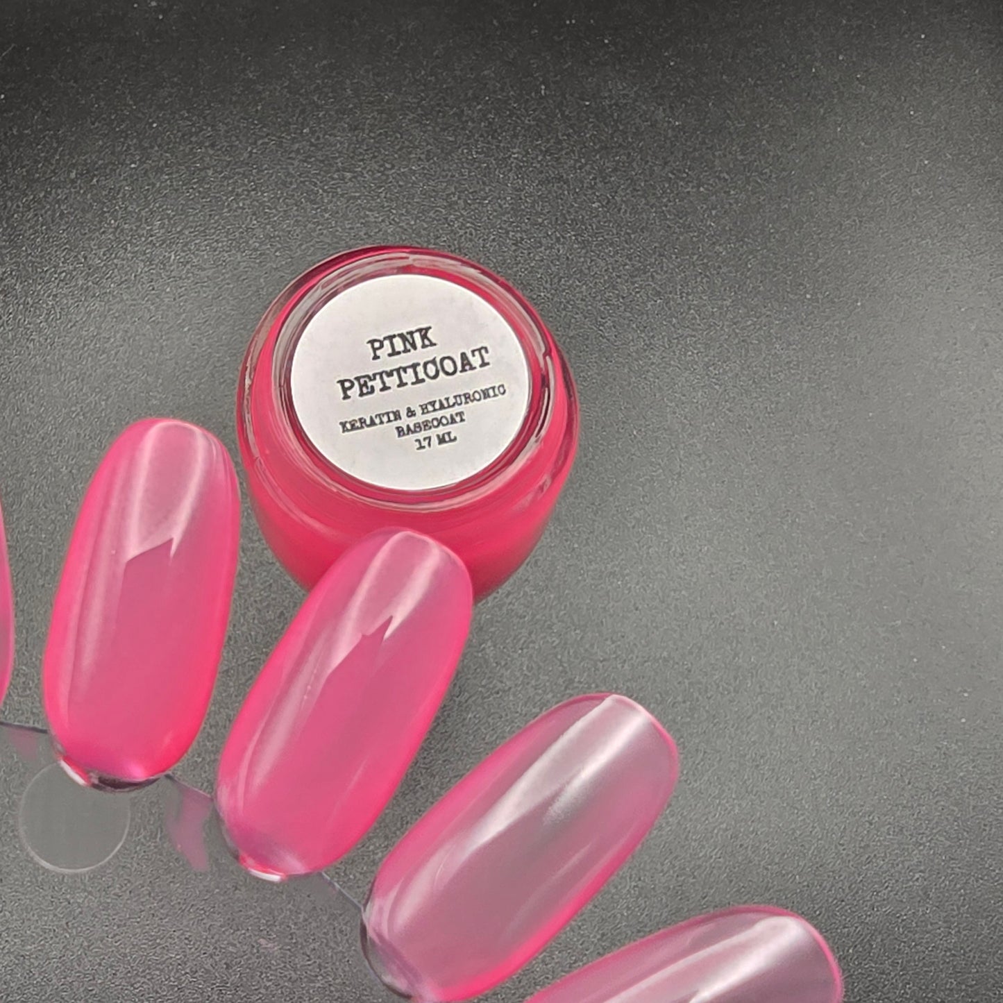 PINK PETTICOAT - KERATIN/HYALURONIC ACID BASECOAT