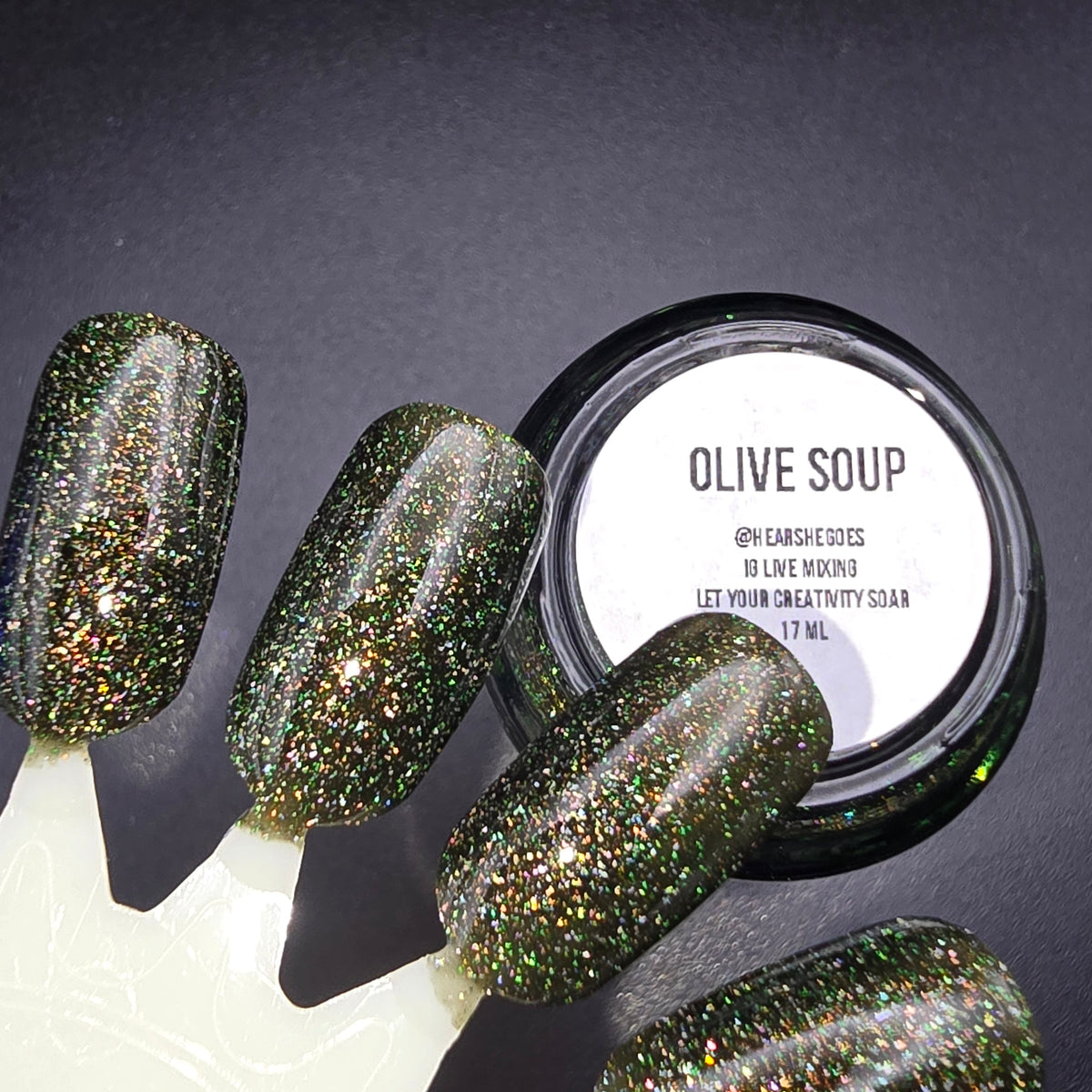 OLIVE SOUP (REFLECTIVE)