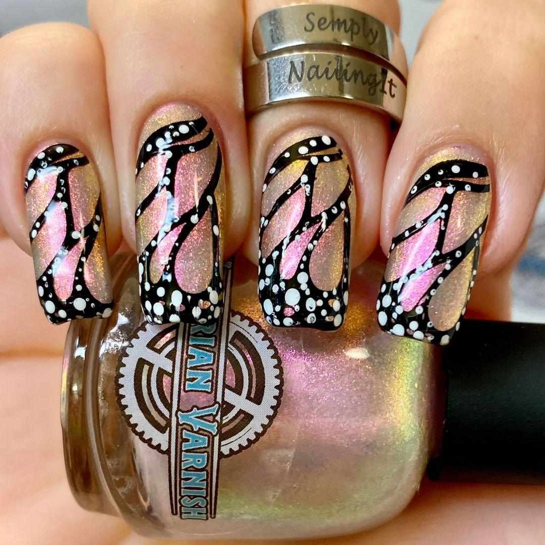 Perfect addition to any creme! Light gray base with a kaleidoscope of shimmers ranging from pinks, reds, purples, golds and blues & greens at extreme angles.