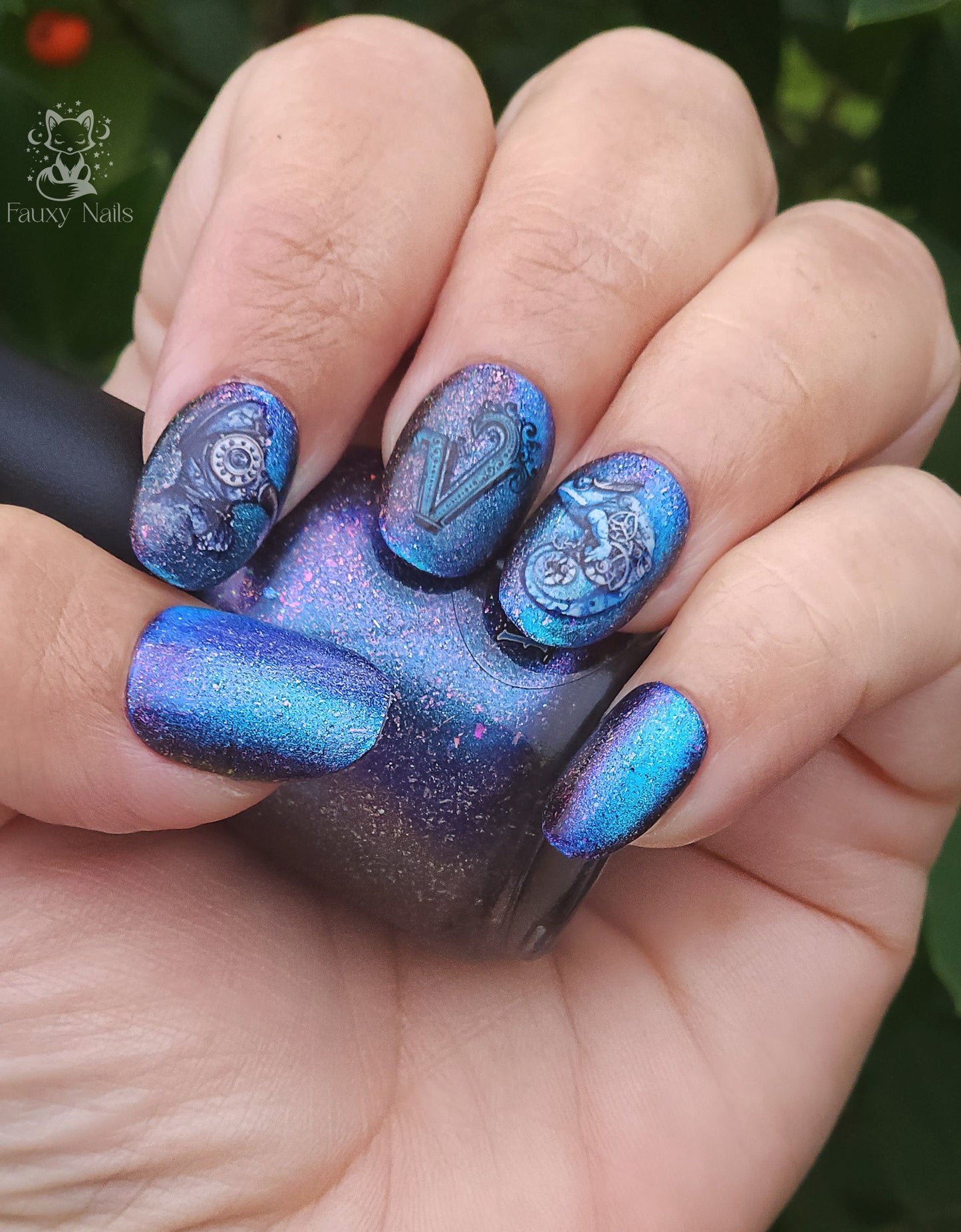NAIL DECALS ONLY -  COLLAB WITH ENCHANTED GOTH NAIL DECALS 3 YEAR INDIEVERSARY