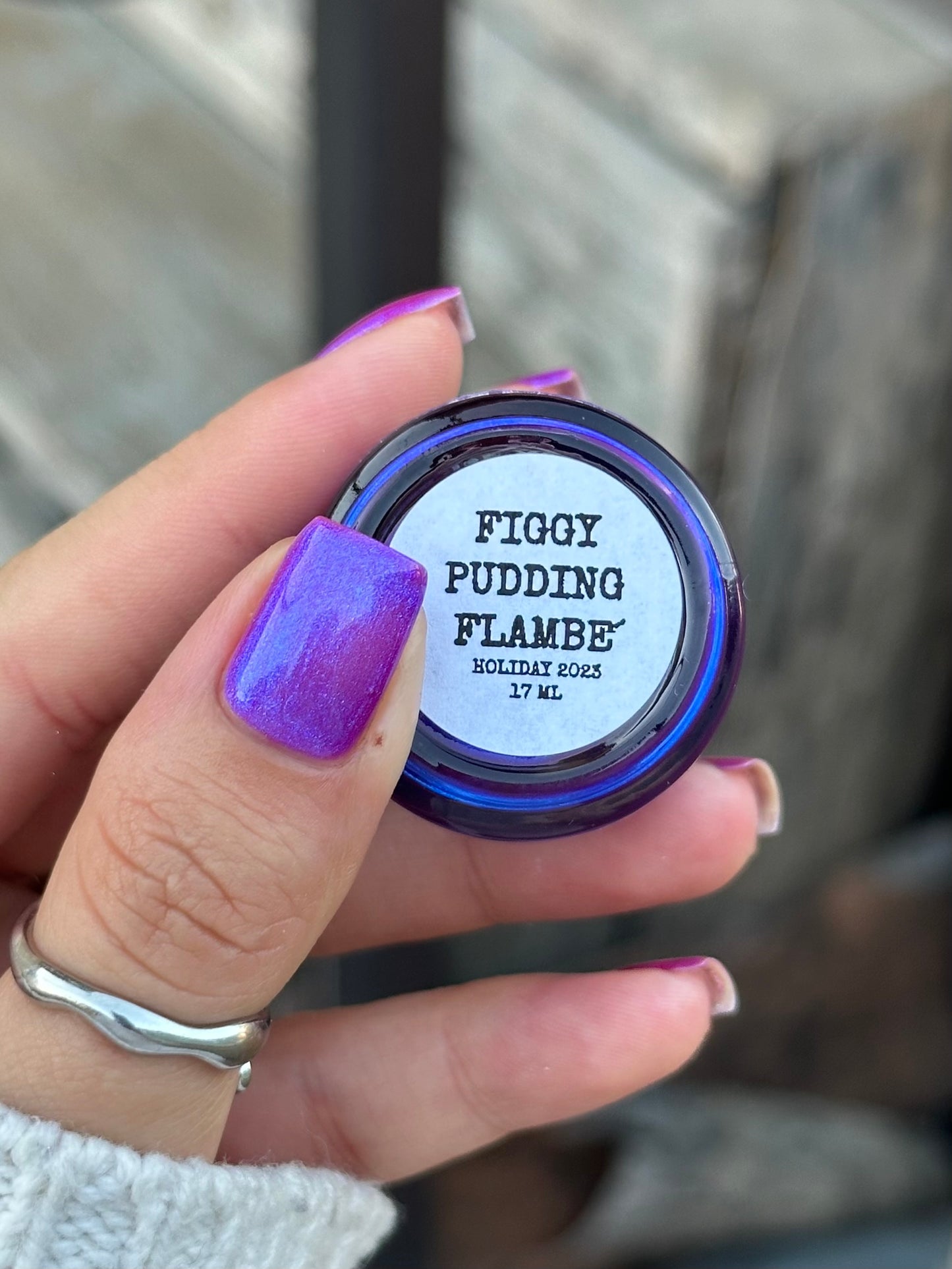 Figgy Pudding Flambé