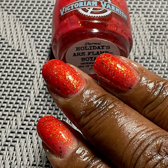 HOLIDAY'S ARE FLAME-BOYANT (THERMAL)