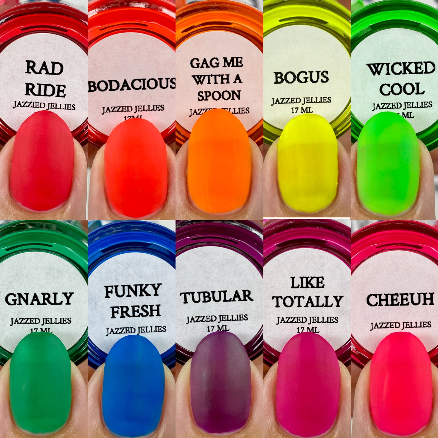 PREVIEW - JAZZED JELLIES (80s NEON EDITION)