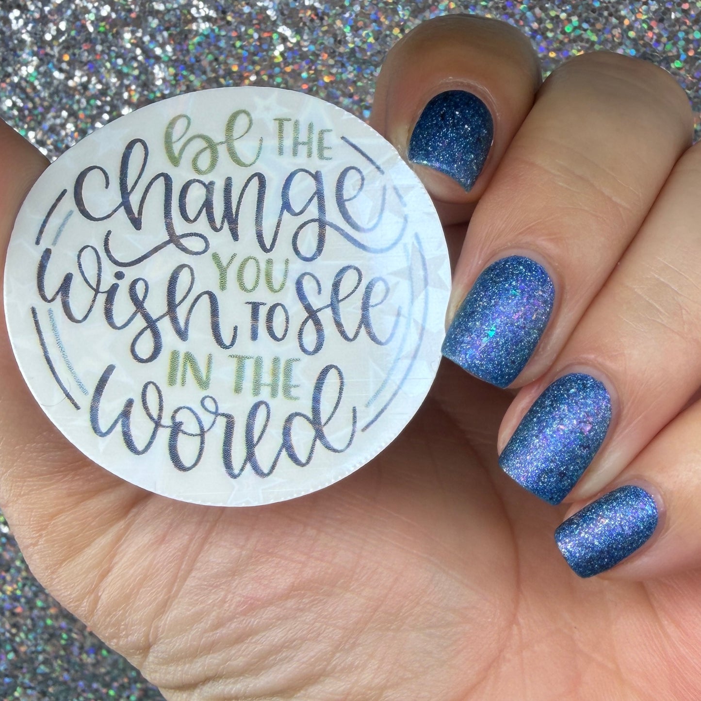 BE THE CHANGE YOU WISH TO SEE IN THE WORLD