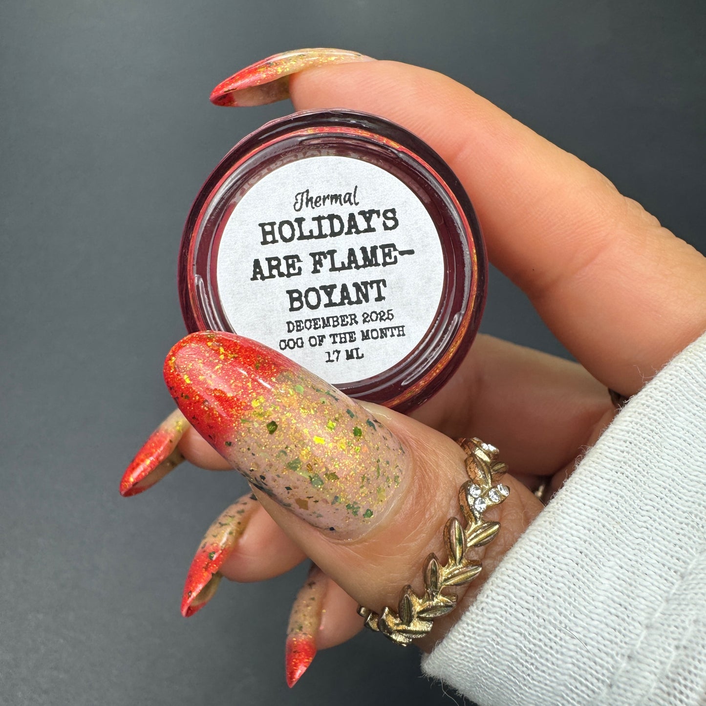 HOLIDAY'S ARE FLAME-BOYANT (THERMAL)