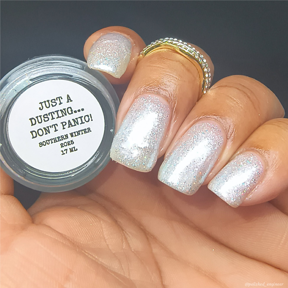 JUST A LITTLE DUSTING ... DON'T PANIC!