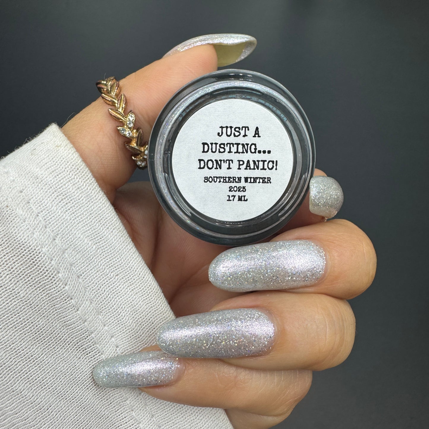 JUST A LITTLE DUSTING ... DON'T PANIC!