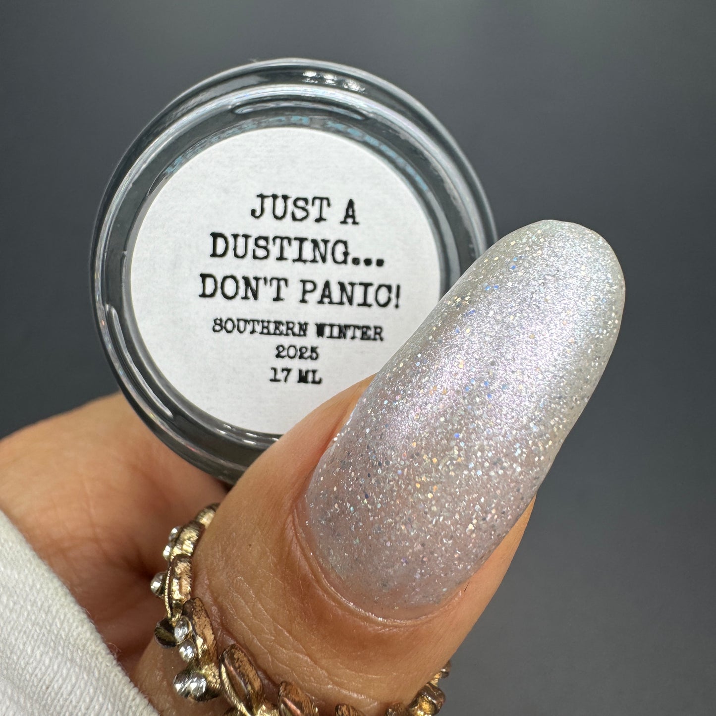 JUST A LITTLE DUSTING ... DON'T PANIC!