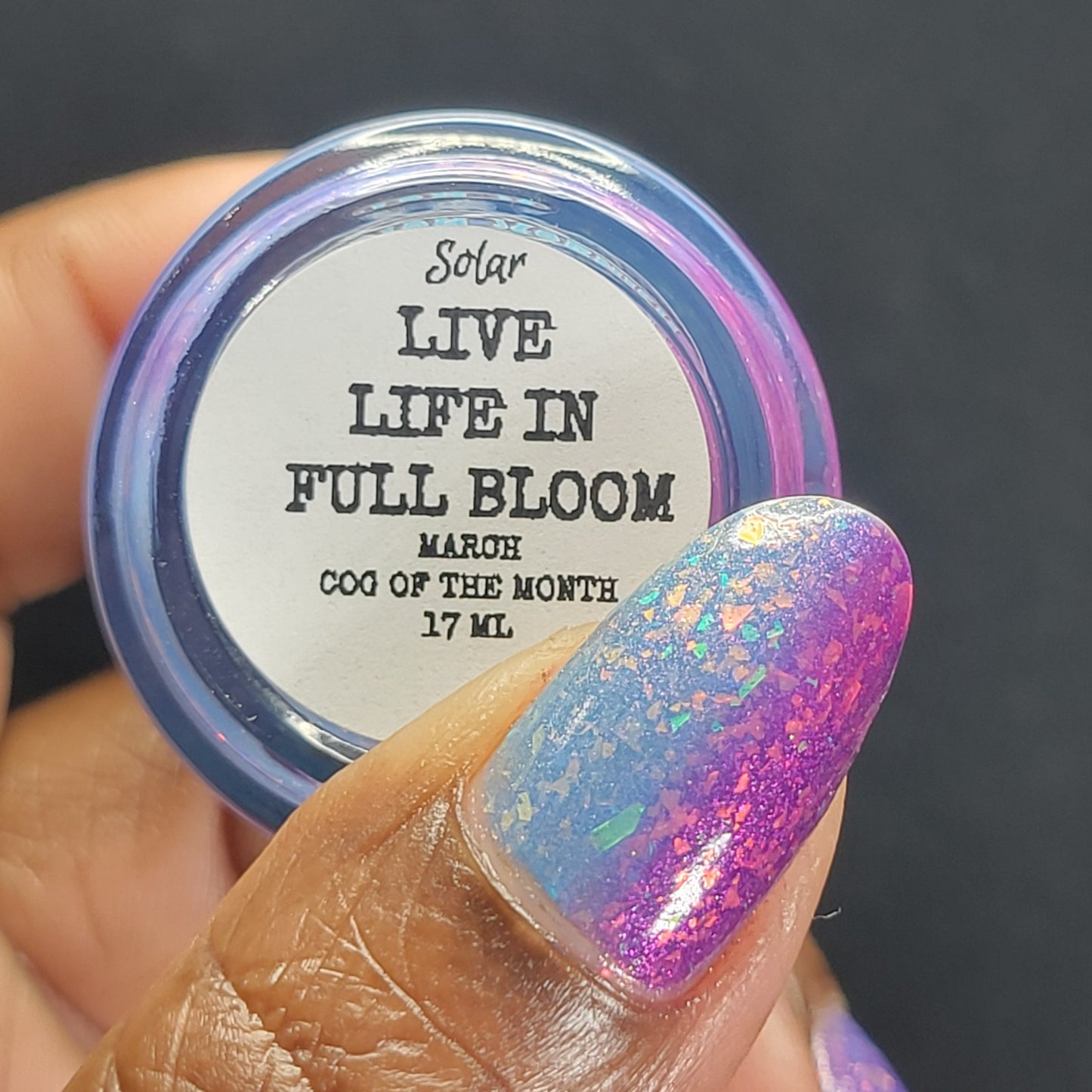 LIVE LIFE IN FULL BLOOM (SOLAR) MAR COG OF THE MONTH