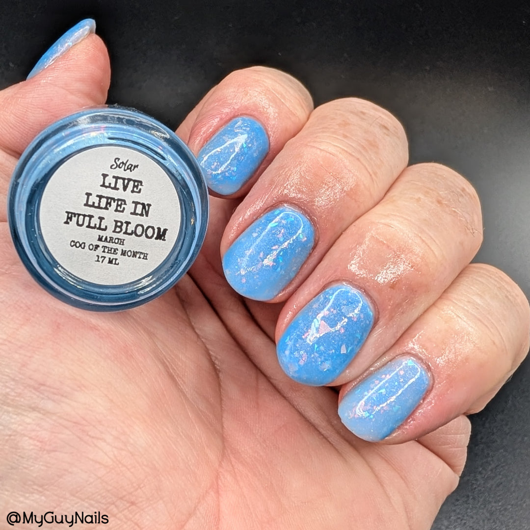 LIVE LIFE IN FULL BLOOM (SOLAR) MAR COG OF THE MONTH