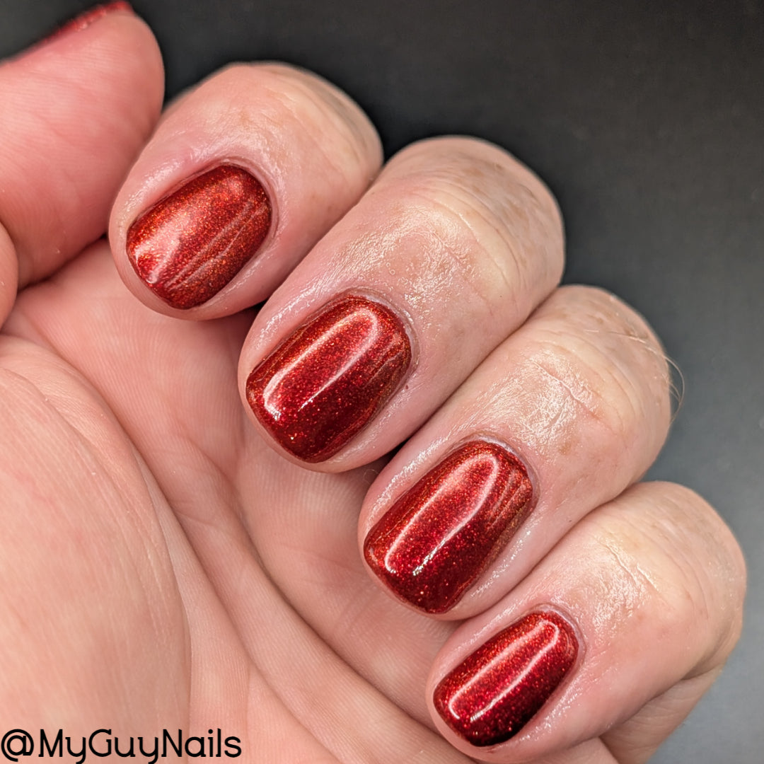 BLOOD RED DAHLIA