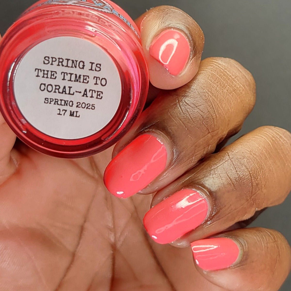 SPRING IS THE TIME TO CORAL-ATE