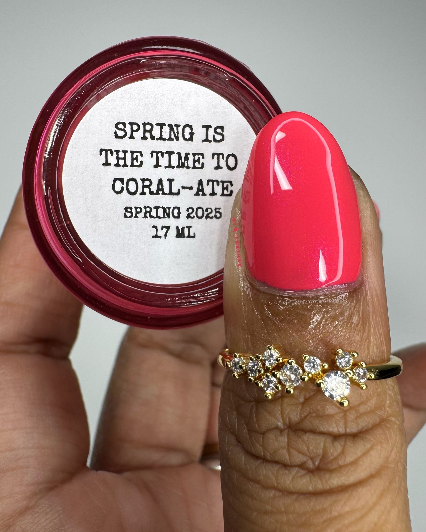 SPRING IS THE TIME TO CORAL-ATE