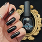 Obsidian 17 ml black polish A good black polish is essential to have in your nail collection, and with it being highly pigmented it does stamp! 